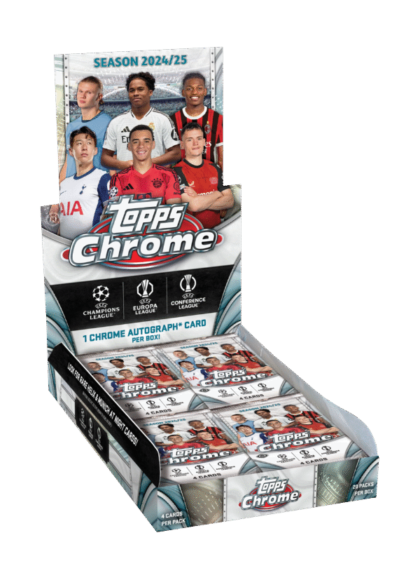 Topps Chrome UEFA Club Competitions 2024-25 - Hobby Box
