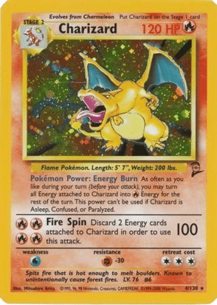 Charizard - 4/130  - Holo Rare