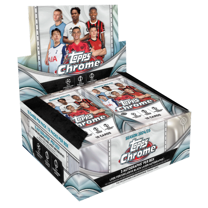 Topps Chrome UEFA Club Competitions 2024-25 - Jumbo Box