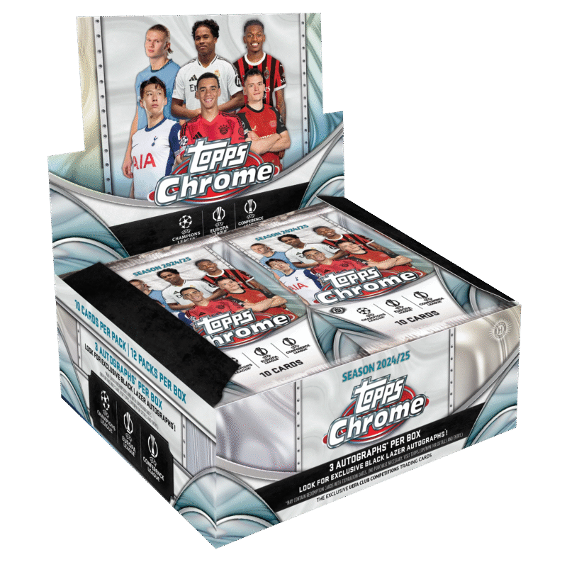 Topps Chrome UEFA Club Competitions 2024-25 - Jumbo Box