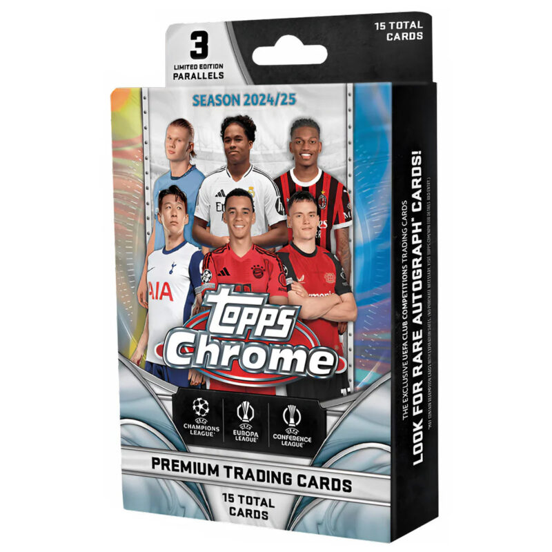 Topps Chrome UEFA Club Competitions 2024-25 - Hanger Pack